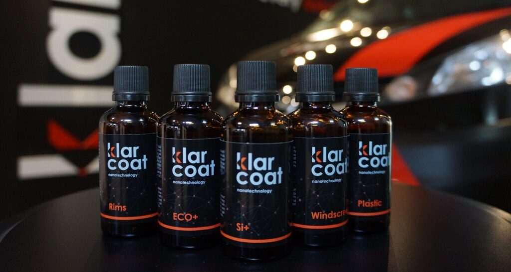 Klarcoat nanotechnology surface treatment bottles